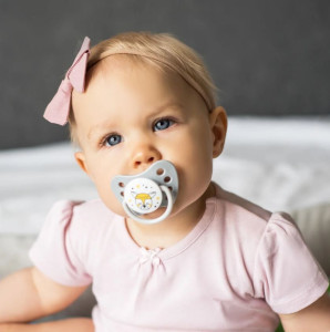 Пустышка анатомическая BabyOno Natural Nursing, силикон, 3-6m, 2шт.