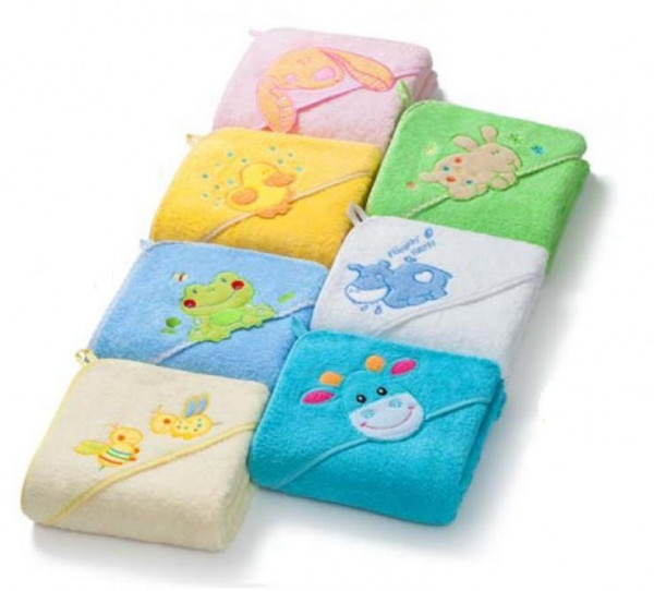 Полотенце - уголок после купания BabyOno, для новорожденных, 76 х 76 см