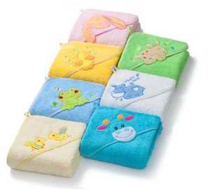 Полотенце - уголок после купания BabyOno, для новорожденных, 76 х 76 см