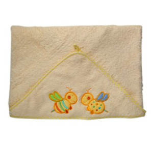 Полотенце - уголок после купания BabyOno, для новорожденных, 76 х 76 см