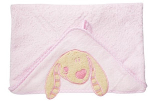Полотенце - уголок после купания BabyOno, для новорожденных, 76 х 76 см