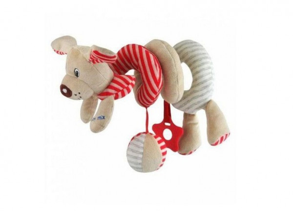 Спираль для коляски плюшевая Baby Mix Песик