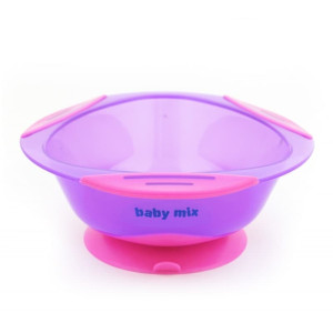 Тарелка глубокая Baby Mix, на присоске