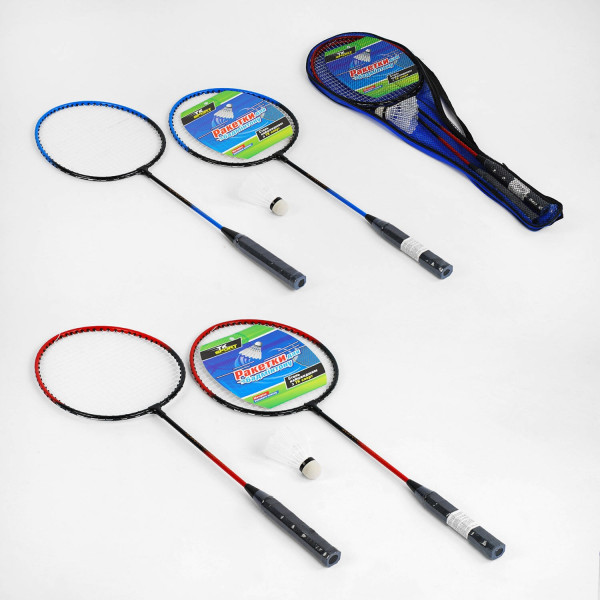 Бадминтон железный TK Sport C 55212, с воланчиком, в чехле