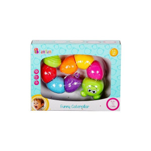 Игрушка развивающая BamBam Веселая гусеница