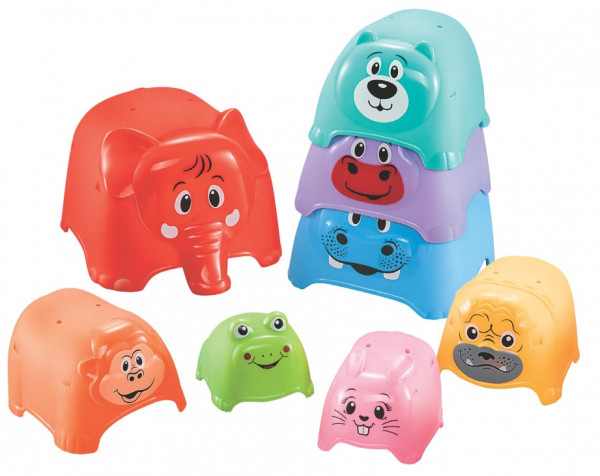 Пирамидка детская BamBam Зверята