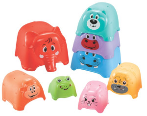 Пирамидка детская BamBam Зверята