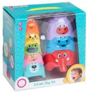 Пирамидка детская BamBam Зверята