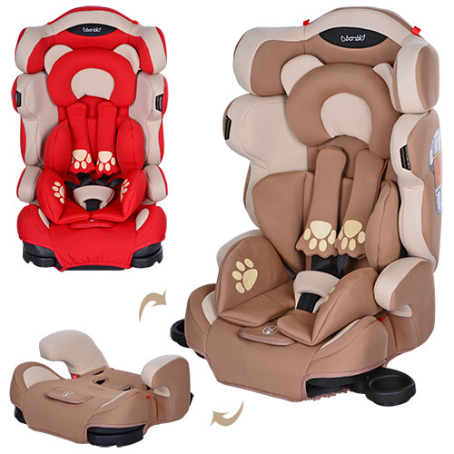 Автокресло Bambi Bear M 3653 1-2-3, от 9 до 36 кг, детское автомобильное кресло