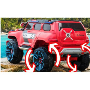 Детский электромобиль Bambi M 3585 EBLR Джип Mercedes Police