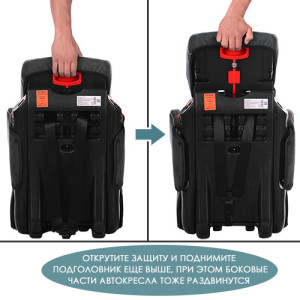 Автокресло Bambi M 3547, группа 1/2/3, от 9 до 36 кг