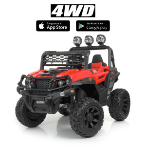 Электромобиль Bambi M 4620 EBLR, джип, на пульте управления, колеса EVA, MP3, USB