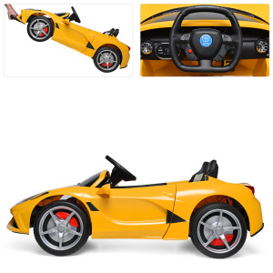 Детский электромобиль Bambi M 3661 EBLR, легковая, Ferrari