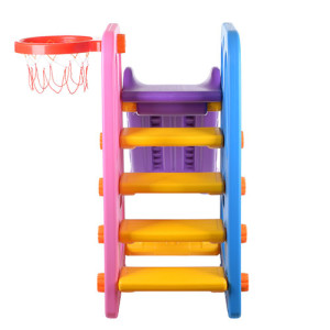 Горка пластиковая Bambi YG2016 с баскетбольным кольцом, 163х85х103 см