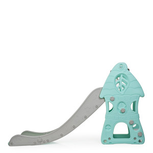 Горка пластиковая Bambi SLW-G с баскетбольным кольцом, 186х71х105 см