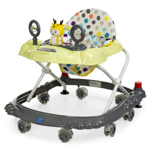 Ходунки детские Bambi M 3168 Пингвин/Олененок, силиконовые колеса, со стопором