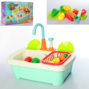 Игрушка Play Time Sink Раковина 86E, продукты на липучке, вода льется
