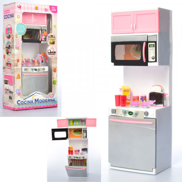 Игрушка Cocina Moderna QF26211P-1-S Кухня с продуктами, светом и звуком
