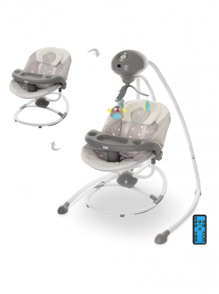 Шезлонг - качели EL Camino ME 1048 Zoe, музыкальный, с пультом