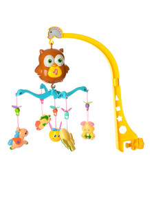 Игрушка на кроватку Сова 602-22-25, карусель