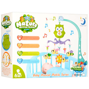 Игрушка на кроватку Сова 602-22-25, карусель