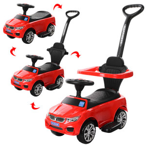 Каталка - толокар Bambi M 3503B, с родительской ручкой, с музыкой и светом