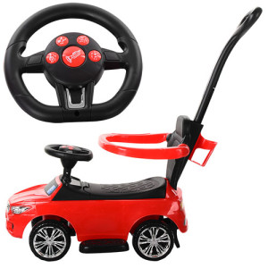 Каталка - толокар Bambi M 3503B, с родительской ручкой, с музыкой и светом