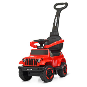 Каталка-толокар Bambi M 4288(S), с родительской ручкой, с музыкой и светом