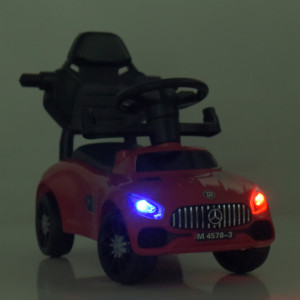 Каталка - толокар Bambi M 4578, с родительской ручкой, с музыкой и светом