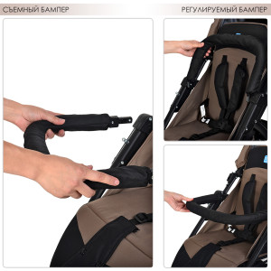 Прогулочная коляска Bambi M 3409