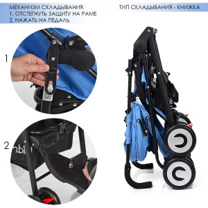 Прогулочная коляска Bambi M 3458
