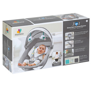 Укачивающий центр Mastela 8104-8105-8106, шезлонг - качалка, пульт, таймер, USB