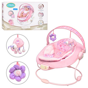 Кресло-качалка Bambi 6068, шезлонг с вибрацией