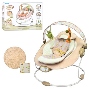 Кресло-качалка Bambi 6068, шезлонг с вибрацией