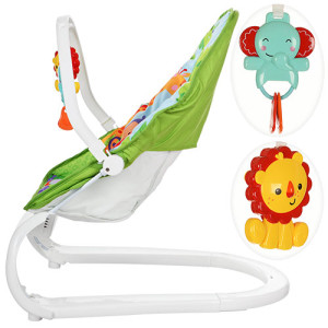 Шезлонг Bambi M 3251, качалка с вибрацией
