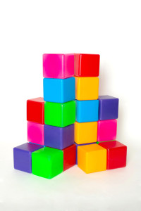 Кубики Bamsic 111/2, цветные, 20шт.