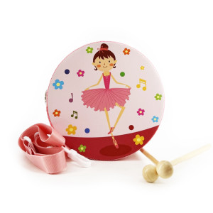 Барабан детский Джазовый, деревянный