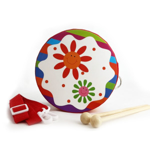 Барабан детский Джазовый, деревянный
