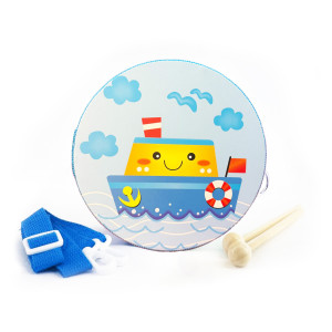 Барабан детский Джазовый, деревянный