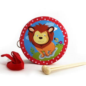 Барабан детский Джазовый, деревянный