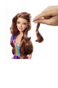 Кукла Barbie Барби - брюнетка, серия "Магическе волосы"