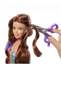 Кукла Barbie Барби - брюнетка, серия "Магическе волосы"