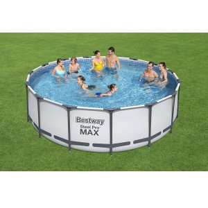 Бассейн каркасный BestWay Steel Pro Max 56438, круглый, 16015л, 457х122см
