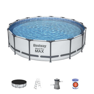 Бассейн каркасный BestWay Steel Pro Max 56438, круглый, 16015л, 457х122см