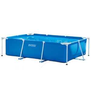 Бассейн каркасный Intex 28270, прямоугольный, 1662л, 220х150х60см