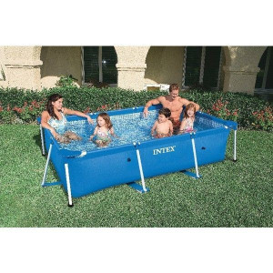 Бассейн каркасный Intex 28270, прямоугольный, 1662л, 220х150х60см