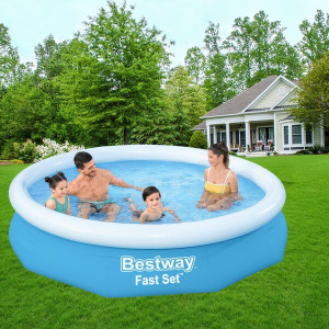 Бассейн семейный наливной BestWay Fast Set 57456, круглый, 3800л, 305х66см