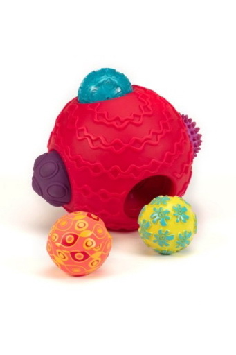 Игрушка развивающая Battat Супершарик, набор из 6 резиновых мячиков