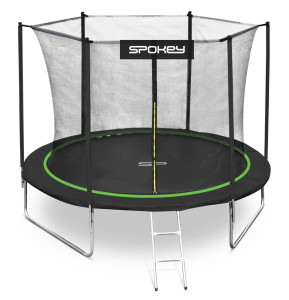 Батут круглый Spokey Jumper II, с сеткой и лестницей, диаметр 305см