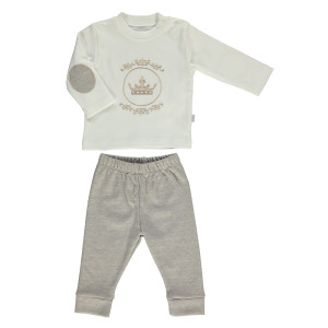 Комплект одежды Bebetto Gentlman Rabbit для малыша, 100% хлопок, 2 эл: кофточка и штанишки